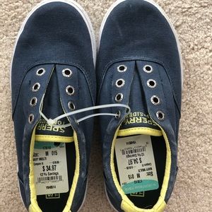 Sperry Top Sider - Boys Navy Sz 1.5